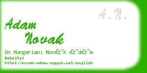 adam novak business card